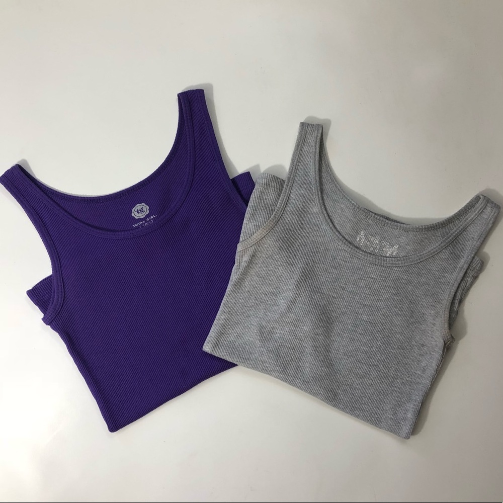 Total Girl Ribbed Tank Tops